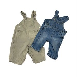 Bundle 2 Baby Boy Overalls